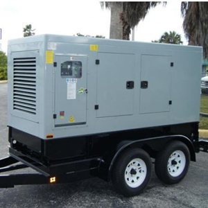 Generator 60 kva op aanhangwagen - 4x Kabel 25 meter 400volt en 63 Ampere 5 polig - 1 Verdeelkast 63 Ampere incl. extern transport