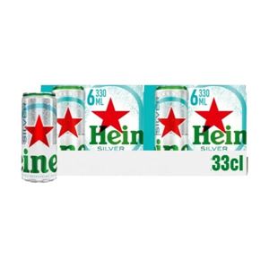  Heineken Silver 4% pils (24x33cl blikjes)