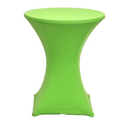 Statafelrok Lime groen stretch excl.statafel