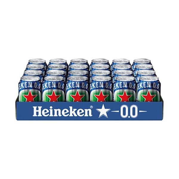 Heineken 0.0 bier (24x33cl blikje)